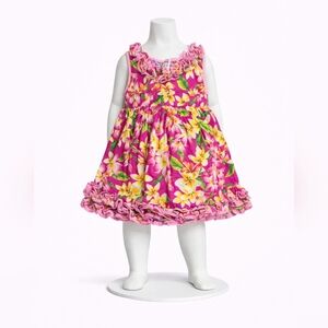 Floral Pink Baby Dress